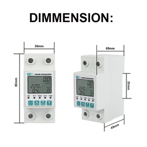 63A tuya Wifi hẹn giờ năng lượng điện kWh <span class=keywords><strong>Meter</strong></span> cuộc sống thông minh thông minh Trái Đất rò rỉ trên dưới điện áp bảo vệ Relay ngắt mạch - Product Image 5