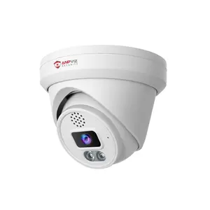 Anpviz 6MP IP摄像机POE摄像机闭路电视人工智能人机检测内置麦克风双向音频IP66全彩色红外夜视H265
