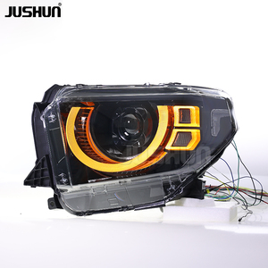 Оптовая продажа от фабрики JUSHUN светодиодная фара в сборе для <span class=keywords><strong>Toyota</strong></span> <span class=keywords><strong>Tundra</strong></span> 14-21 указатель поворота DRL Модифицированная фара - Product Image 3