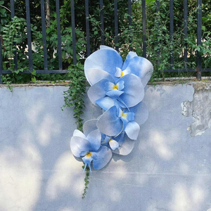 Decoraciones <span class=keywords><strong>de</strong></span> <span class=keywords><strong>Flores</strong></span> Artificiales <span class=keywords><strong>de</strong></span> Orquídeas Gigantes, Modernas, Sencillas, Ecológicas, Impermeables, <span class=keywords><strong>de</strong></span> EVA, para Bodas, Eventos, Fiestas al Aire Libre - Product Image 5