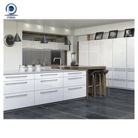 Armoires de cuisine sur mesure de luxe avec îlot, meubles de cuisine modernes, fabrication sur commande en gros