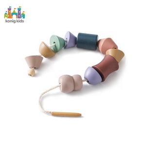 Gioco Educativo Montessori con Perline in Legno per Bambini da 0-24 Mesi, Unisex, Colorato - Product Image 1