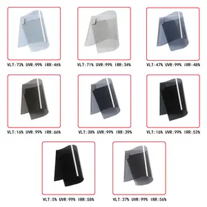 3M 10 Years Warranty Pet Nano Ceramics 1.52x30M/roll Heat Insulation Black Car Window Tinted Solar Films Stickers