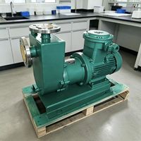 Pompe magnétique auto-amorçante en acier inoxydable ZCQ 7,5 kW, paramètres personnalisés, traitement des eaux usées, anti-corrosion