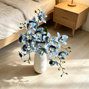 Venta al por Mayor de Ramo de Lisianthus Artificial Realista de Seda Suave y Ligera, 15 Cabezas, Estilo Catalán 3D, para Bodas, Pascua, San Valentín - Product Image 1