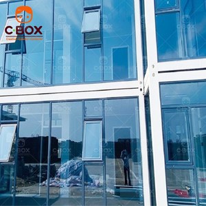 Cbox Hotel Modular Prefabricado de 2 Pisos Personalizado con Pared de Cristal para Habitaciones de Resort, Casa Contenedor de Paquete Plano - Product Image 5