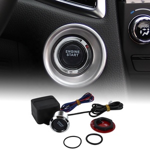 Universal <b>12V</b> Led Car Engine Start Push Button Ignition <b>Switch</b> Kit Illuminated Start Stop Button Auto Modification - Product Image 1