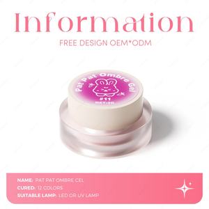 JTING 5 Effets Pat Pat Ombre Gel Polish Set Box Collection 12 Couleurs Gel Polish Multi-usages Gel Modelant Nail Art OEM - Product Image 2