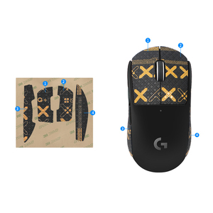 Cinta de agarre de ratón apta para <span class=keywords><strong>Logitech</strong></span> GPW2 Superlight Autoadhesivo Kit de actualización de ratones profesionales para los jugadores más exigentes - Product Image 3