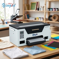 Imprimante DTF A3 YINGHE SA JHB 2026 Nouvelle avec 1 Tête XP600, Système de Circulation d'Encre CMYK et Blanc, Four de Séchage pour Rouleaux PET, Carte Hoson