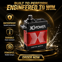Nouvel arrivage 2026 XQ-Power S9150D Servo numérique brushless à couple élevé 100KG 150KG, engrenage métallique pour pièces de drone RC, robot, avion