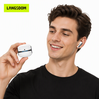 Écouteurs sans fil TWS blancs, écouteurs Bluetooth, casque semi-intra-auriculaire, commande tactile, faible latence pour les jeux et les sports