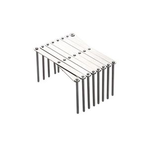 Stainless Steel Telescopic Rack <b>Shelf</b> Side Pot Lid Holder Steaming Rack Folding <b>Shelf</b> for Food Steamer - Product Image 6