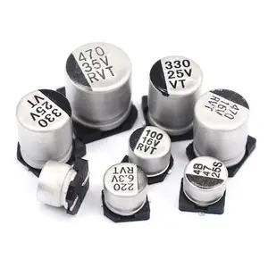 Aluminium-elektrolytkondensator 6,3 V 10V 16V 25V 35V 50 100V 6,3x5,4 6,3x7,7mm