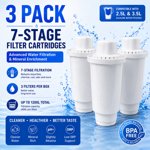 Filtre à eau écologique, comprend 1 filtre, réduit le calcaire et le <span class=keywords><strong>chlore</strong></span>, <span class=keywords><strong>carafe</strong></span> de 2,5 L, compatible avec le réfrigérateur - Product Image 6