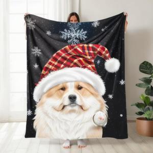 Tùy Chỉnh Thiết Kế Chăn Hot Giáng Sinh Siêu Mềm Ném Mùa Đông Dày Hơn Bé Giường Flannel Lông Cừu Chăn - Product Image 2