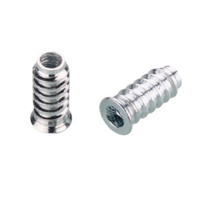 Inserts filetés métriques à tête cylindrique, filetage interne et externe, pas grossier M6 M8, écrous pré-encollés pour meubles, Grade A - Product Image 1
