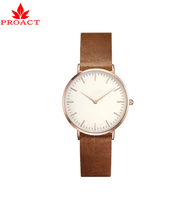 Montres pour hommes, prix bas, nouvelle mode, cuir, minimaliste, mince, quartz, montre-bracelet, étanche, sport, montres de luxe pour homme