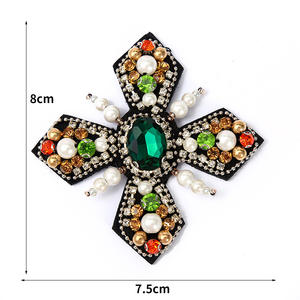 Parches de lentejuelas de lujo, apliques de cuentas de estrellas de mar, cuentas de tela de costura, sombrero de mariposa con diamantes de imitación, aplicación; <span class=keywords><strong>Ique</strong></span> - Product Image 5