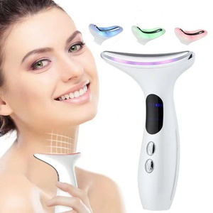 Appareil facial multifonctionnel 4 modes, thérapie par lumière rouge, machine de massage pour le lifting du visage et du cou, appareil de beauté pour femmes et hommes - Product Image 1