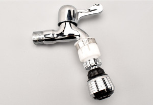Robinet de cuisine moderne anti-éclaboussures avec filtre aérateur et tête de pompe, raccord universel <span class=keywords><strong>d</strong></span>'extension de bec pour évier - Product Image 6