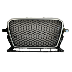 Griglia Anteriore RSQ5 Sostitutiva a Nido d'Ape, Griglia Auto Nero Lucido Cromato, Griglia Anteriore <span class=keywords><strong>Q5</strong></span> per <span class=keywords><strong>Audi</strong></span> <span class=keywords><strong>Q5</strong></span> 2013 2014 <span class=keywords><strong>2015</strong></span> - Product Image 2