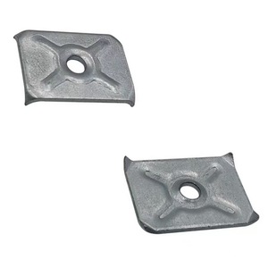 Support d'étagère Hanweisong à quatre griffes en fer, 19x14x1mm, plaqué zinc blanc, connecteur de quincaillerie pour porte d'armoire - Product Image 1