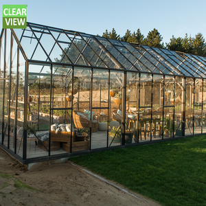 Contours en verre 250 cm, <span class=keywords><strong>jardin</strong></span> d'usine, Design d'été, maison en verre, capuchon en forme de Triangle - Product Image 1