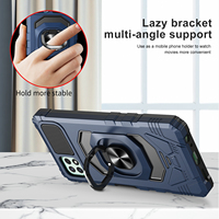 Étui de protection anti-chute pour Samsung Galaxy A15 A25 A35 A55 5G anneau béquille Alien armure antichoc étanche couverture de téléphone