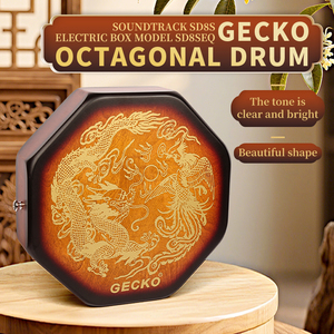 Geco nuovo Cajon tamburello portatile suoneria effetto suono tamburo semplice e facile da imparare strumento a percussione - Product Image 2