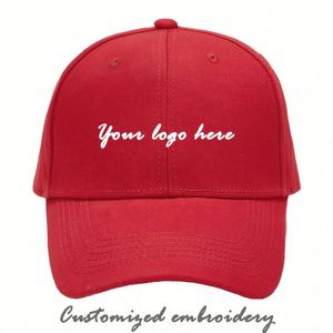 Gorra de Béisbol Unisex con Logotipo Bordado Personalizado, Gorra Trucker Ajustable para Deportes al Aire Libre, Elegante Tela de Rizo, Marca de la Empresa - Product Image 4