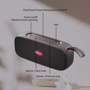 Altavoz Inalámbrico Estéreo S16 IPX7 Resistente al Agua de 20 W*2, Nueva Tendencia 2025, Sonido Envolvente de 360°, Graves Profundos, Portátil para Exteriores, V 5.4 - Product Image 5