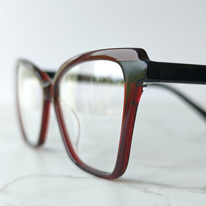 Monturas de Gafas de Acetato con Diseño Ojo de Gato, Montura Completa, Gafas Ópticas para Mujer, Uso Diario - Product Image 2