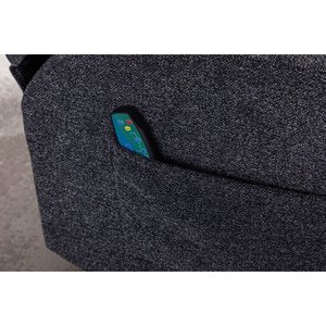 Canapé inclinable pour salon, massage électrique, style moderne minimaliste, gris foncé et gris clair, rembourrage en mousse personnalisé - Product Image 2