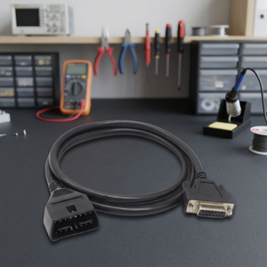 Cable de Diagnóstico OBD2, Conector Macho a Hembra Negro, Adaptador para Lector de Códigos de Auto, Solo para Instrumento de Diagnóstico Yuan Zheng - Product Image 2