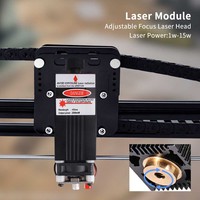 Machine de gravure laser à diode miniature 6550, graveur laser de bureau pour le bois, le cuir, l'acrylique, bricolage