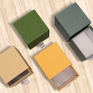 Custom Logo Luxury Watch Drawer <b>Gift</b> <b>Box</b> with Sponge Insert Ribbon Bow Cardboard Packaging - Product Image 1