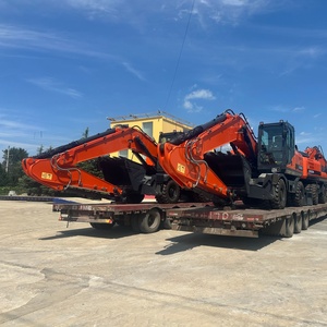 Nouvelle conception d'excavatrice mobile sur roues de 14,8 tonnes, pour la construction et l'agriculture, haute puissance de creusement - Product Image 4