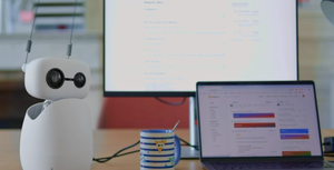 Robot IA Open Source Seeedstudio Hugging Face Reachy Mini Lite pour Raspberry <span class=keywords><strong>Pi</strong></span> 5 ou PC, Robot de Bureau avec Caméra et Micro - Product Image 4