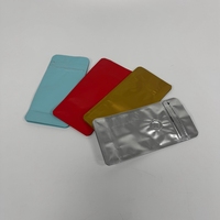 Sac debout à fermeture éclair en feuille d'aluminium imprimée sur mesure Pochette à fond plat à étanchéité latérale 8 avec fermeture éclair durable quantité minimale de commande de 100 pièces