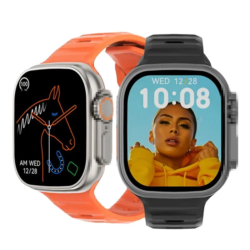 DT8 Ultra Smart Watch iwo Series 8 49mm Case Thermometer Alipay GPS Track Bluetooth Smartwatch Reloj inteligente relogio Montre