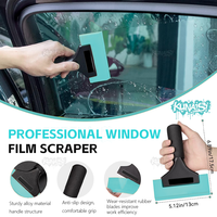 Kit d'outils professionnels KUNAISI 9 pièces pour l'installation de film de protection de voiture (PPF) et de film teinté pour vitres, avec raclette et spatule pour vinyle