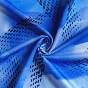 Tissu <span class=keywords><strong>jersey</strong></span> en <span class=keywords><strong>soie</strong></span> <span class=keywords><strong>de</strong></span> lait imprimé numérique personnalisé, haute élasticité, poids lourd, 340 g/m², 82 % polyester, 18 % élasthanne, vêtements <span class=keywords><strong>de</strong></span> yoga, robe <span class=keywords><strong>de</strong></span> sport - Product Image 1