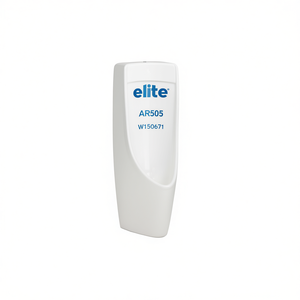 Elite Urinal AR505 Wall Mounted Sensor 0.125 Gpf Vitreous China Modern Design - Product Image 1