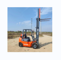 Chariot élévateur GPL d'occasion 2,5 tonnes 2 étages Heli, origine Chine, certifié, testé et inspecté