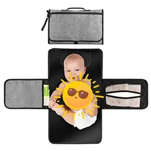 Estación de Cambio de Pañales Portátil para Bebé, con Certificación BSCI, Colchoneta para Cambiar Pañales, Estación de Cambio de Viaje, Bolsa de Mano para Colgar en el Cochecito - Product Image 1