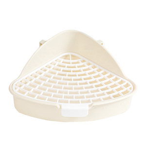 Litière d'angle triangulaire pour lapin bébé, chinchilla, petit cochon d'Inde, <span class=keywords><strong>furet</strong></span> - Product Image 1