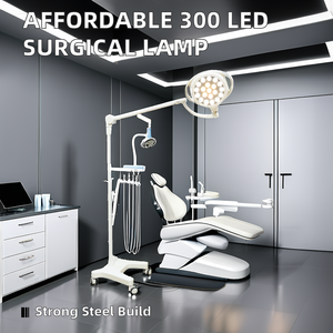 <span class=keywords><strong>Lampe</strong></span> d'examen médical à lumière froide LED300 - Mobile <span class=keywords><strong>sur</strong></span> <span class=keywords><strong>pied</strong></span> pour dentisterie, esthétique et chirurgie mineure - Haute luminosité, faible chaleur - Product Image 4