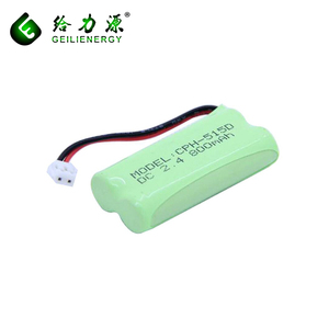 무선 전화 450mah 500mah 550mah aaa nimh 충전식 배터리 2.4v 800mah nimh 배터리 - Product Image 3