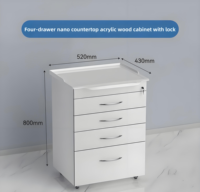 Armoires de travail en bois pour cabinets dentaires/laboratoires, table de laboratoire médical, mobilier pour clinique dentaire